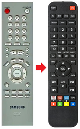 AH59-00092A SAMSUNG afstandsbediening - productfoto