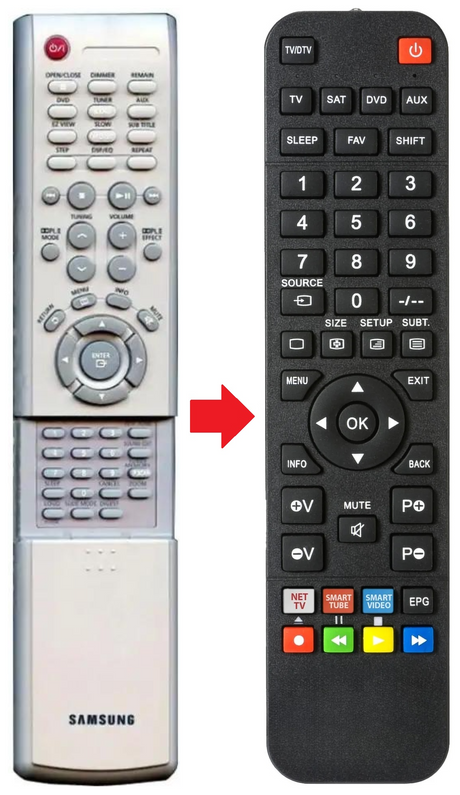 AH59-01225B SAMSUNG afstandsbediening - productfoto