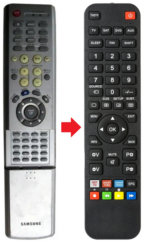 AH59-01323D SAMSUNG afstandsbediening - productfoto