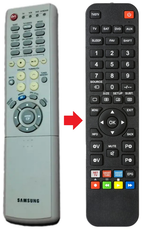 AH59-01327F SAMSUNG afstandsbediening - productfoto