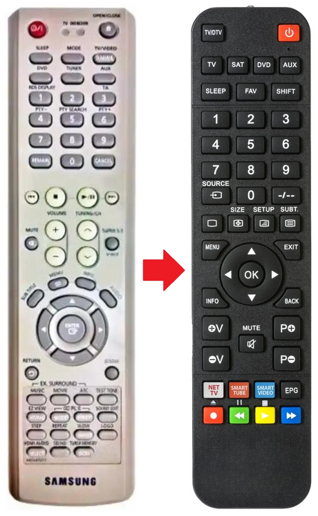 AH59-01527F SAMSUNG afstandsbediening - productfoto