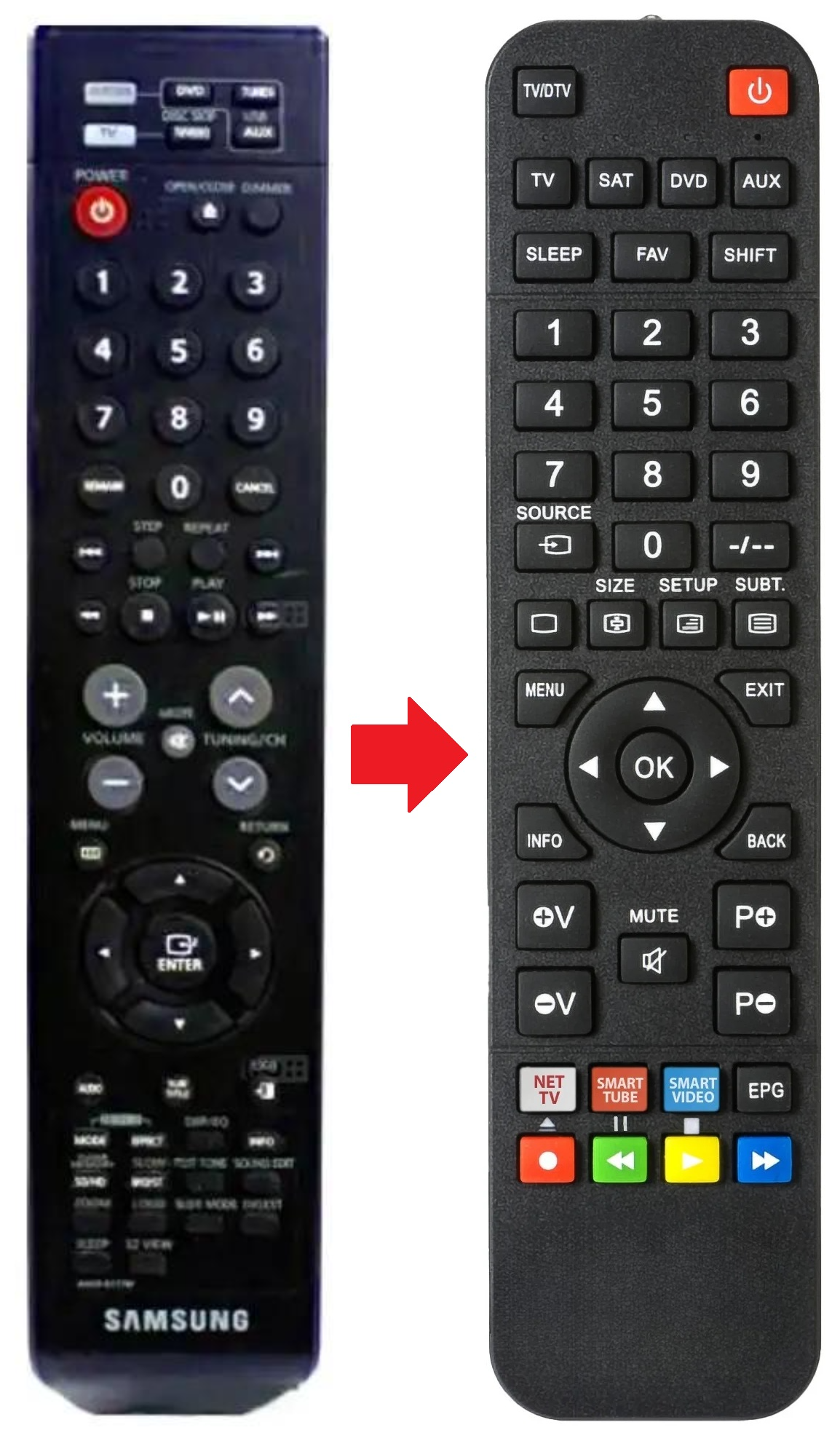 AH59-01778F SAMSUNG afstandsbediening - productfoto