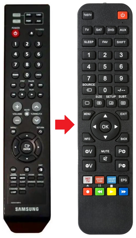 AH59-01778M SAMSUNG afstandsbediening - productfoto