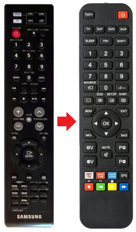 AH59-01787N SAMSUNG afstandsbediening - productfoto