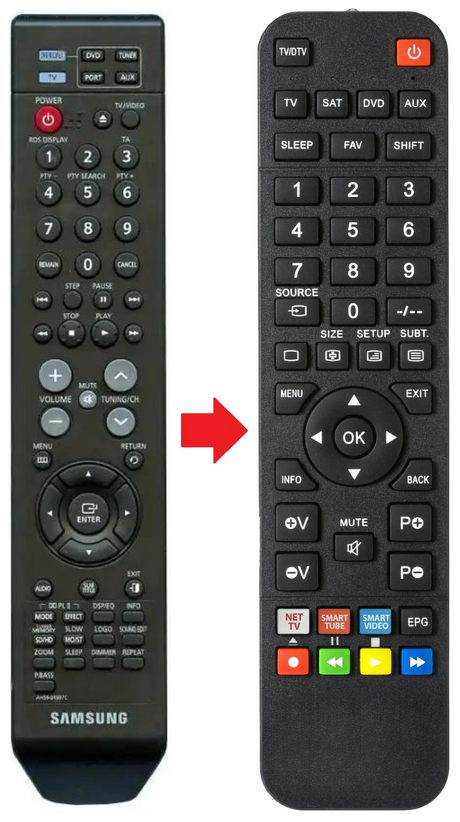 AH59-01907C SAMSUNG afstandsbediening - productfoto