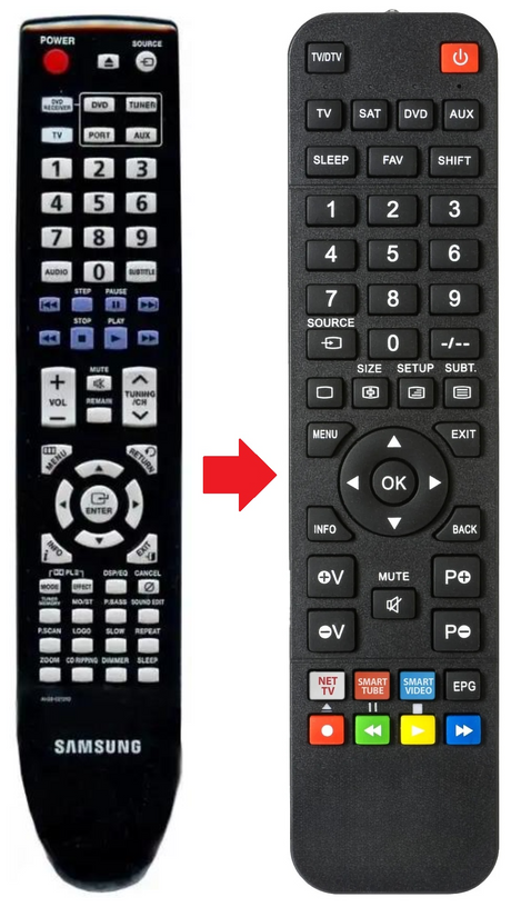 AH59-02131D SAMSUNG afstandsbediening - productfoto