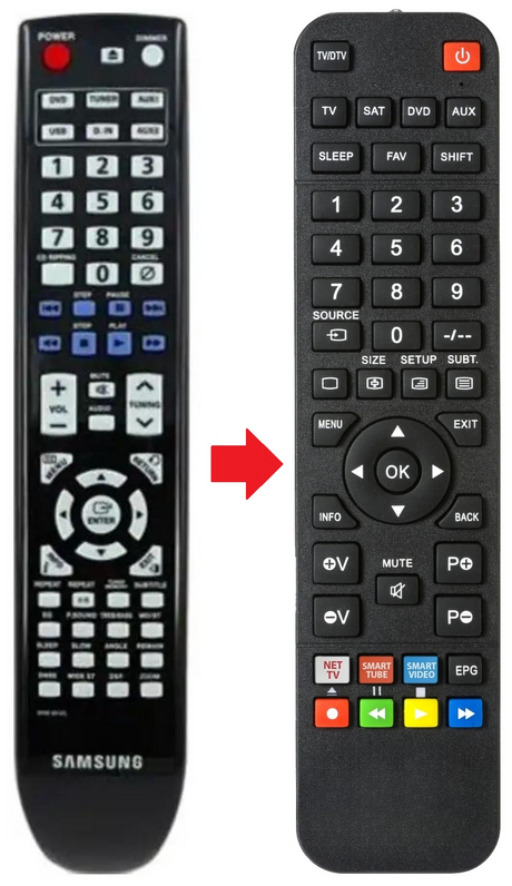 AH59-02147L SAMSUNG afstandsbediening - productfoto