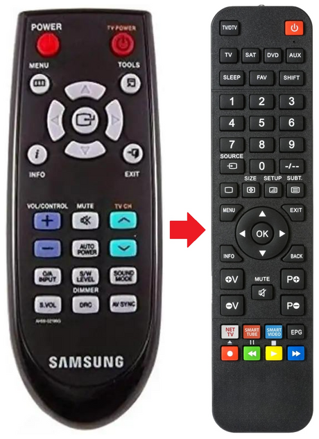 AH59-02196G SAMSUNG afstandsbediening - productfoto