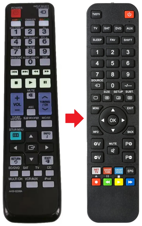 AH59-02308A SAMSUNG afstandsbediening - productfoto