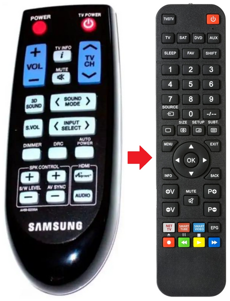AH59-02330A SAMSUNG afstandsbediening - productfoto