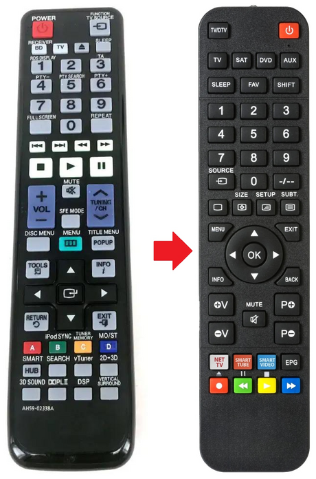 AH59-02338A SAMSUNG afstandsbediening - productfoto