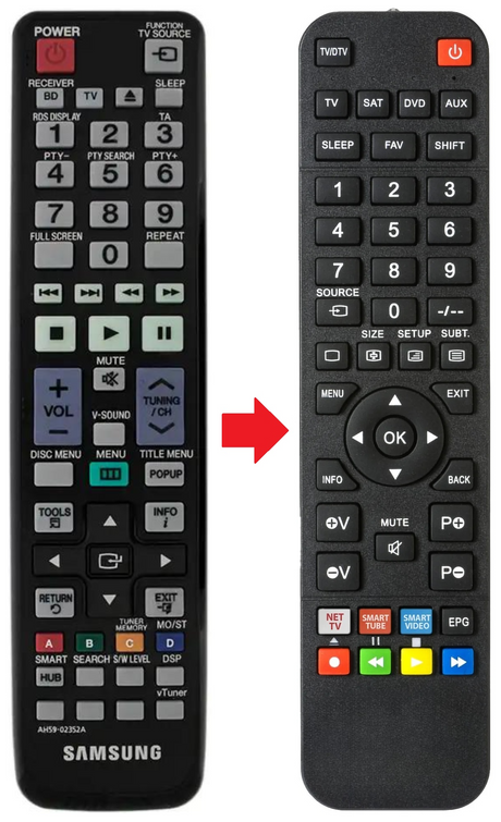 AH59-02352A SAMSUNG afstandsbediening - productfoto
