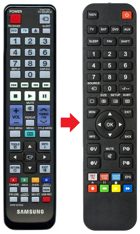 AH59-02353A SAMSUNG afstandsbediening - productfoto