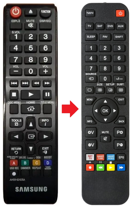 AH59-02425A SAMSUNG afstandsbediening - productfoto