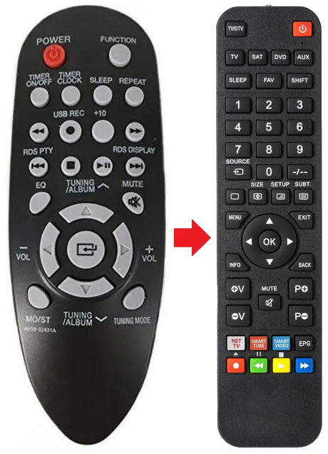 AH59-02431A SAMSUNG afstandsbediening - productfoto