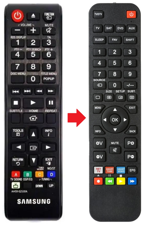 AH59-02530A SAMSUNG afstandsbediening - productfoto