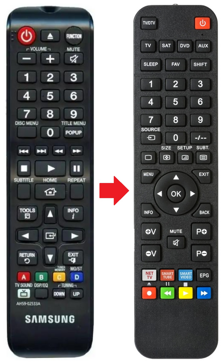 AH59-02533A SAMSUNG afstandsbediening - productfoto