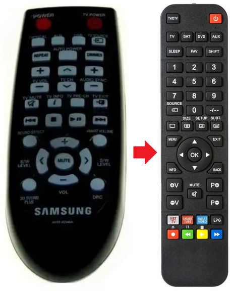 AH59-02548A SAMSUNG afstandsbediening - productfoto