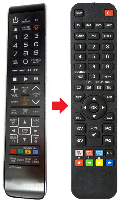 AH59-02569B SAMSUNG afstandsbediening - productfoto