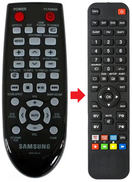 AH59-02612A SAMSUNG afstandsbediening - productfoto