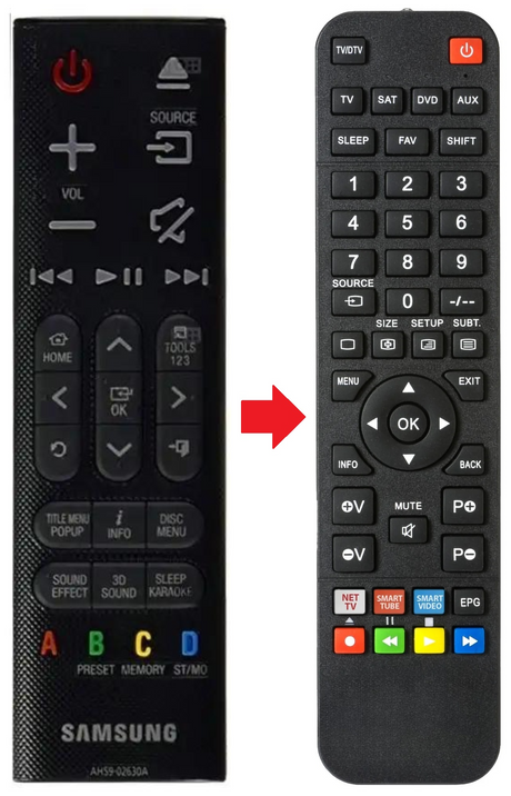 AH59-02630A SAMSUNG afstandsbediening - productfoto