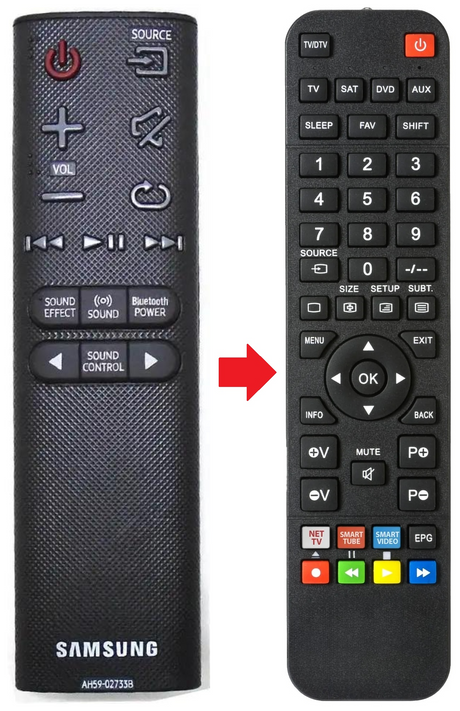 AH59-02733B SAMSUNG afstandsbediening - productfoto