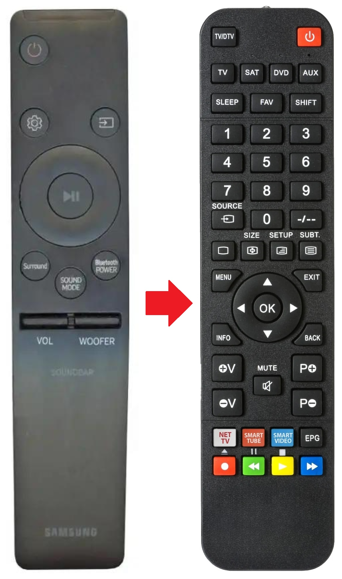 AH59-02758A SAMSUNG afstandsbediening - productfoto