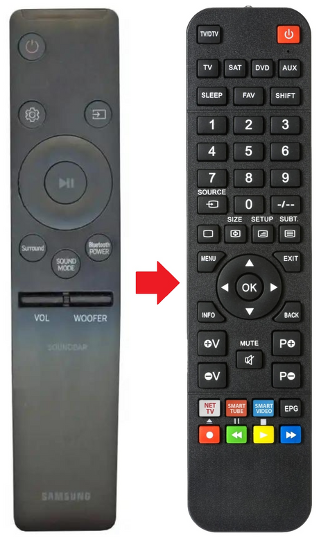AH59-02758A SAMSUNG afstandsbediening - productfoto