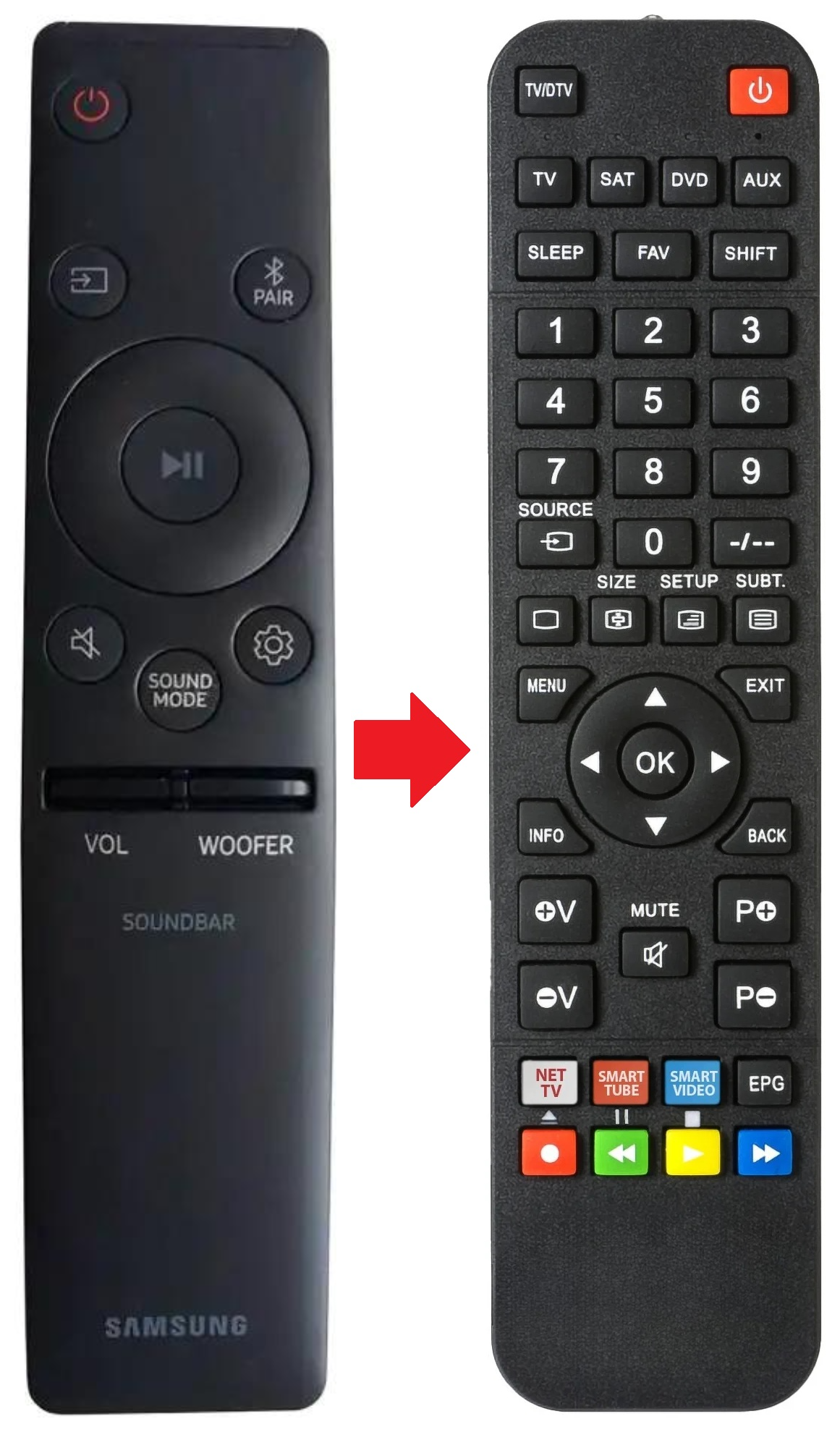 AH59-02767A SAMSUNG afstandsbediening - productfoto