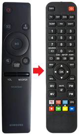 AH81-09784A SAMSUNG afstandsbediening - productfoto