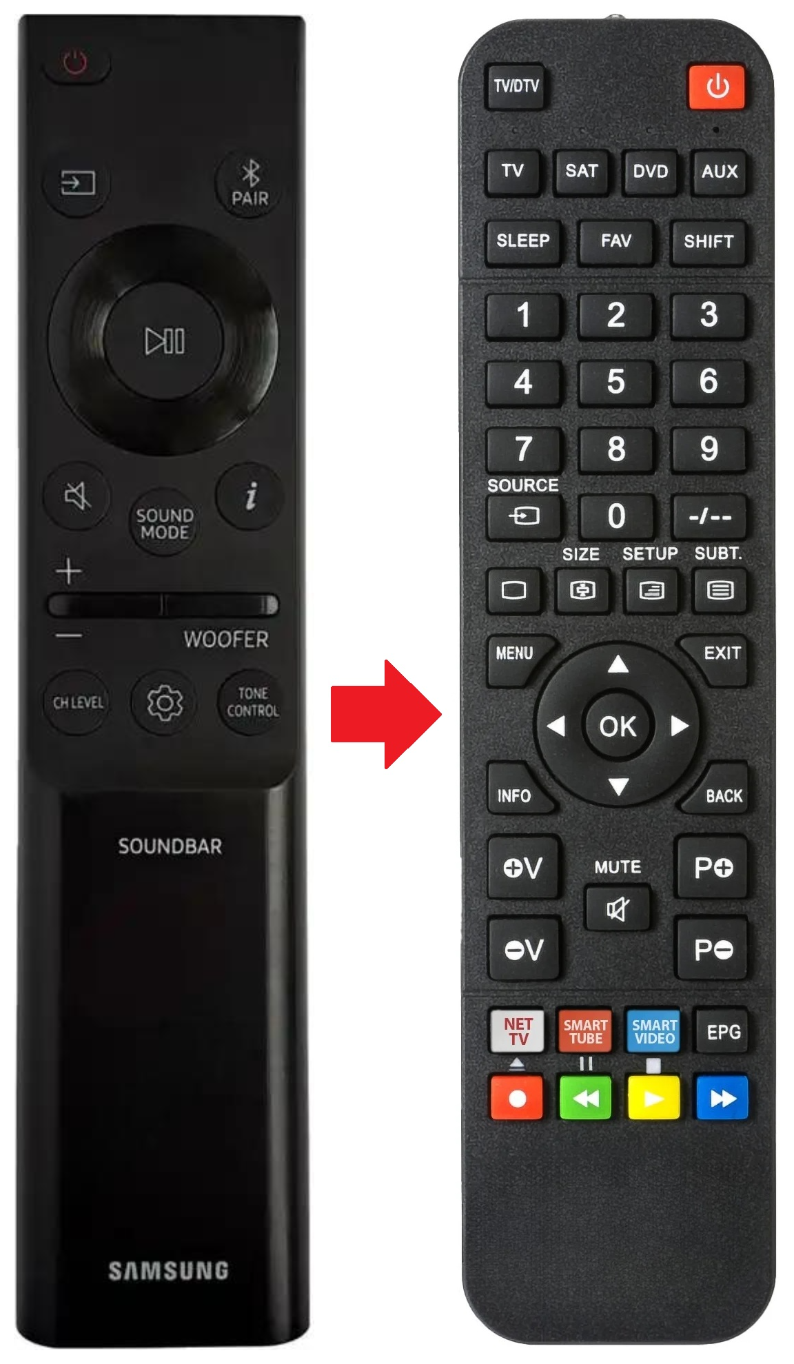 AH81-15047A SAMSUNG afstandsbediening - productfoto