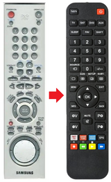 AK59-00001B SAMSUNG afstandsbediening - productfoto