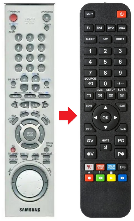 AK59-00001B SAMSUNG afstandsbediening - productfoto