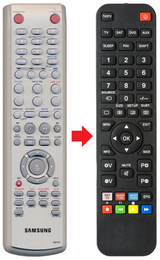 AK59-00015F SAMSUNG afstandsbediening - productfoto