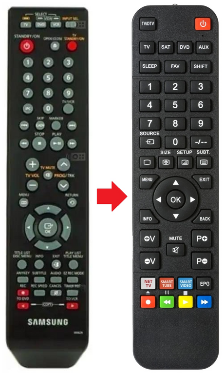 AK59-00062B SAMSUNG afstandsbediening - productfoto