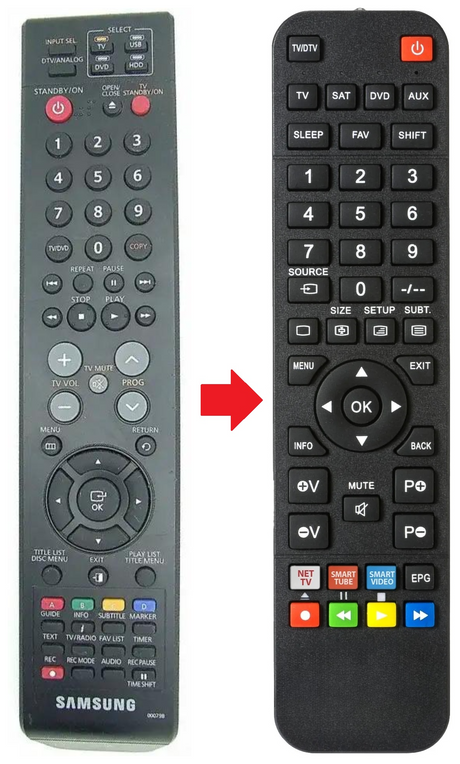 AK59-00062D SAMSUNG afstandsbediening - productfoto