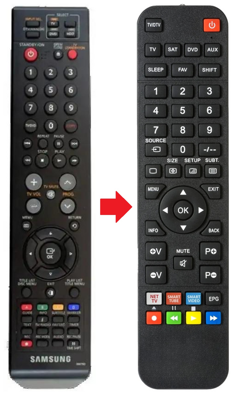 AK59-00079D SAMSUNG afstandsbediening - productfoto