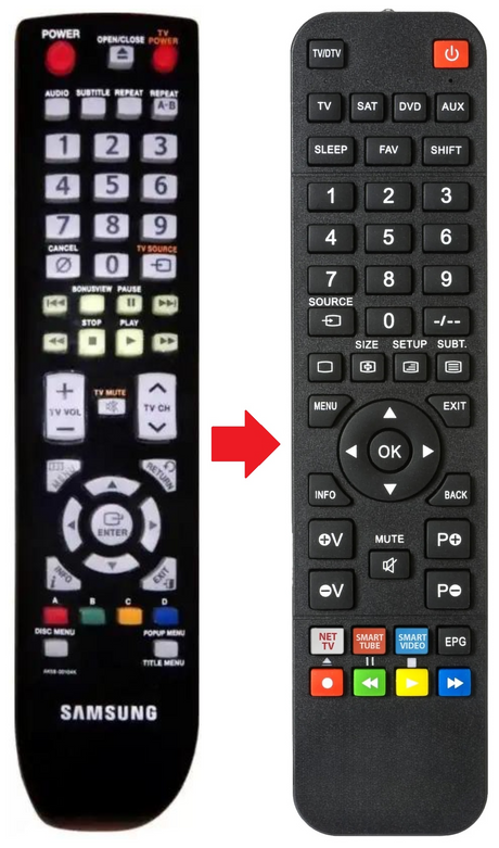 AK59-00104K SAMSUNG afstandsbediening - productfoto