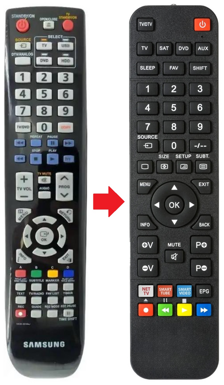 AK59-00104L SAMSUNG afstandsbediening - productfoto