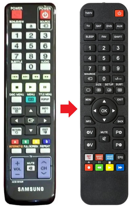 AK59-00104R SAMSUNG afstandsbediening - productfoto