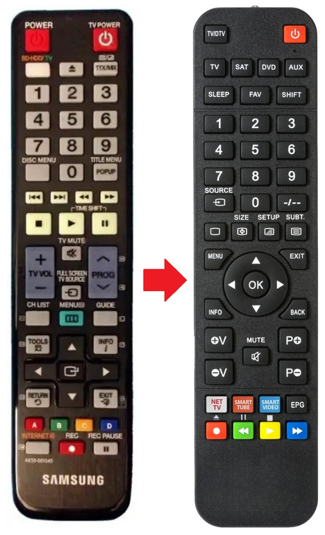 AK59-00104S SAMSUNG afstandsbediening - productfoto