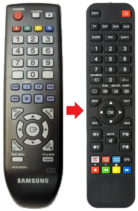 AK59-00133A SAMSUNG afstandsbediening - productfoto