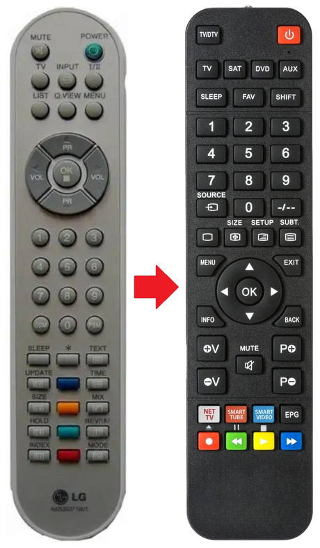 AKB30377801 LG afstandsbediening - productfoto
