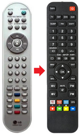 AKB30377804 LG afstandsbediening - productfoto