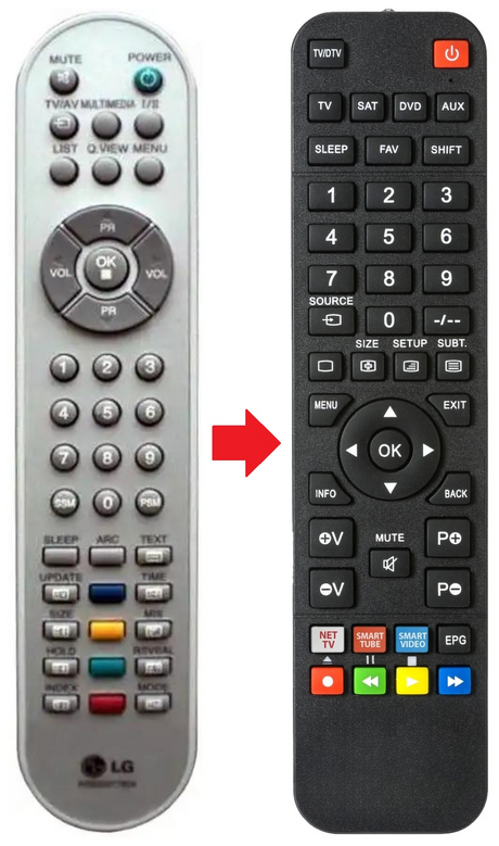 AKB30377804 LG afstandsbediening - productfoto