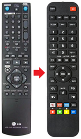 AKB31199302 LG afstandsbediening - productfoto