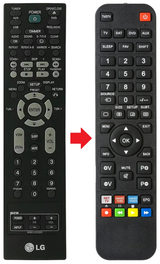 AKB31223203 LG afstandsbediening - productfoto