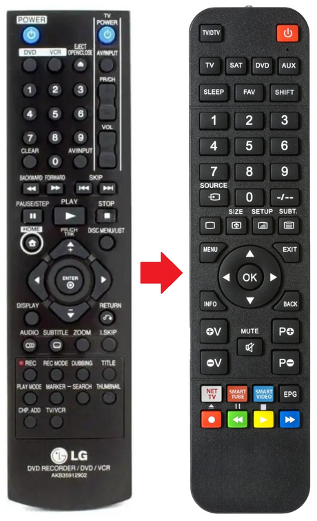 AKB31238703 LG afstandsbediening - productfoto