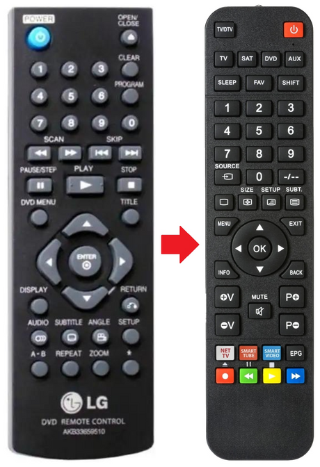 AKB33659510 LG afstandsbediening - productfoto