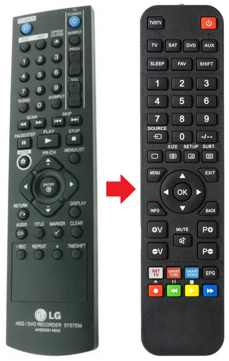 AKB35914502 LG afstandsbediening - productfoto